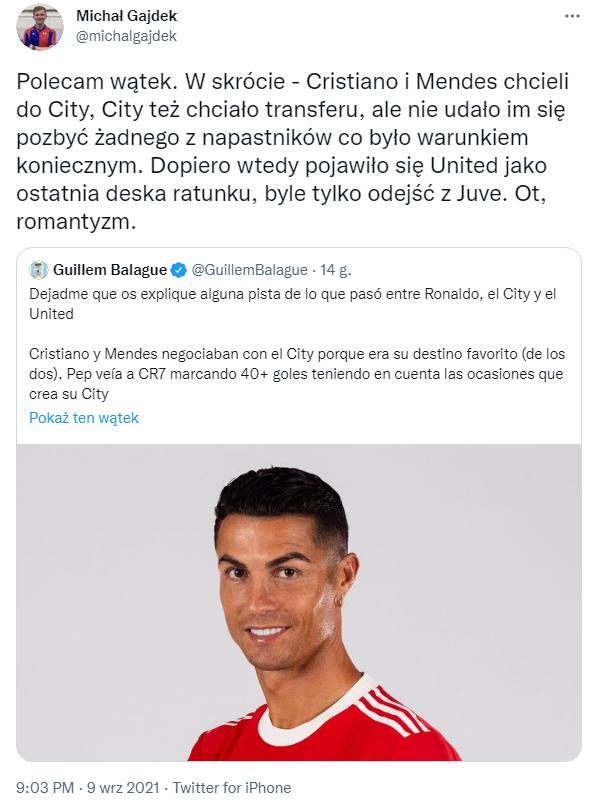 HIT! Dla CR7 transfer do United NIE BY PRIORYTETEM! Portugalczyk chciał transferu do... O.o